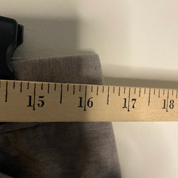 J Jill Pointe Slim Leg Gray Brown Pull On Dress Pants Size Large Petite Pockets - Picture 11 of 13